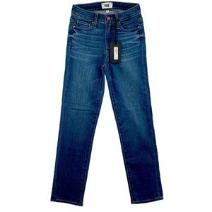 Paige Women's Hoxton Straight Ankle High Rise Hawkins Light Blue Jeans Sz 24 NWT
